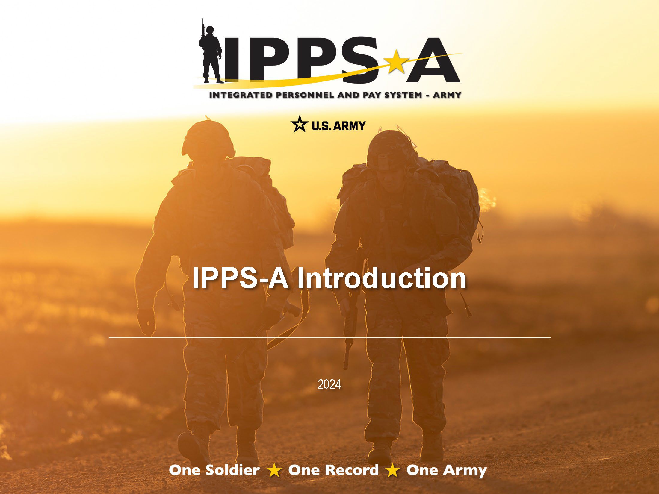 IPPS-A 101 Slide deck